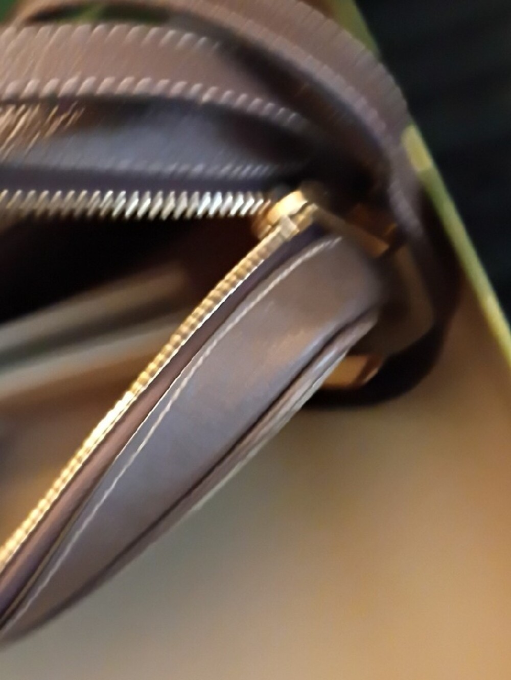 Gucci Beige/Brown Monogram Crossbody with Green-Red Web - Picture 7 of 11